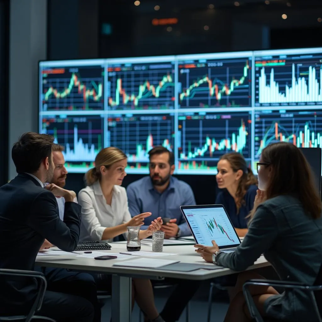 Équipe IntelliInvest en réunion stratégique